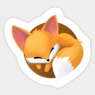 Cute fox Sticker